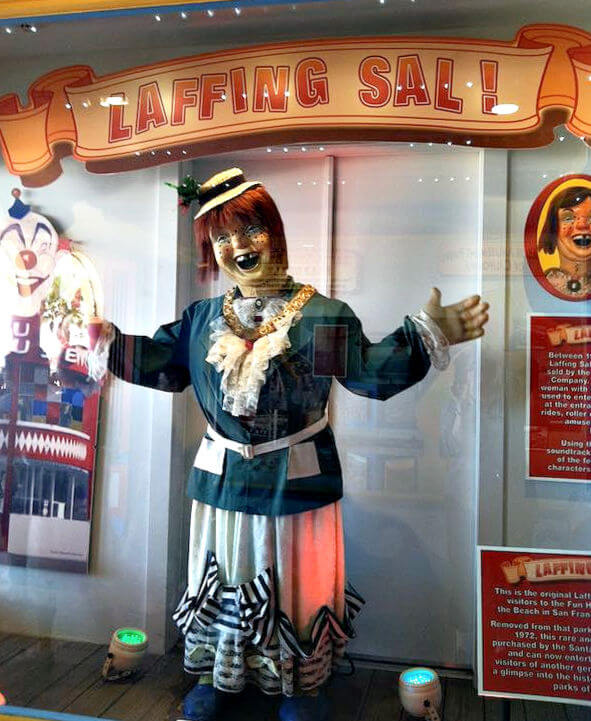 Laffing Sal mannequin at Santa Cruz Boardwalk
