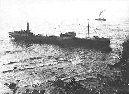 Shipwreck of SS Lyman Stewart, Lands End San Francisco , 1922