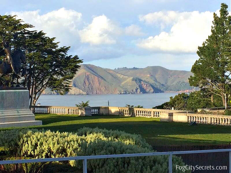 View from Legion of Honor Museum in SF