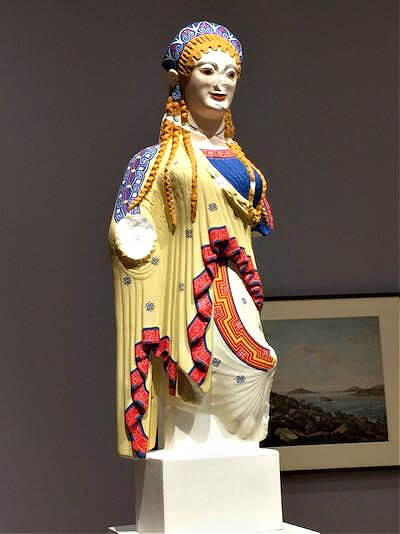 Reconstruction of statue of Greek woman, Legion of Honor SF