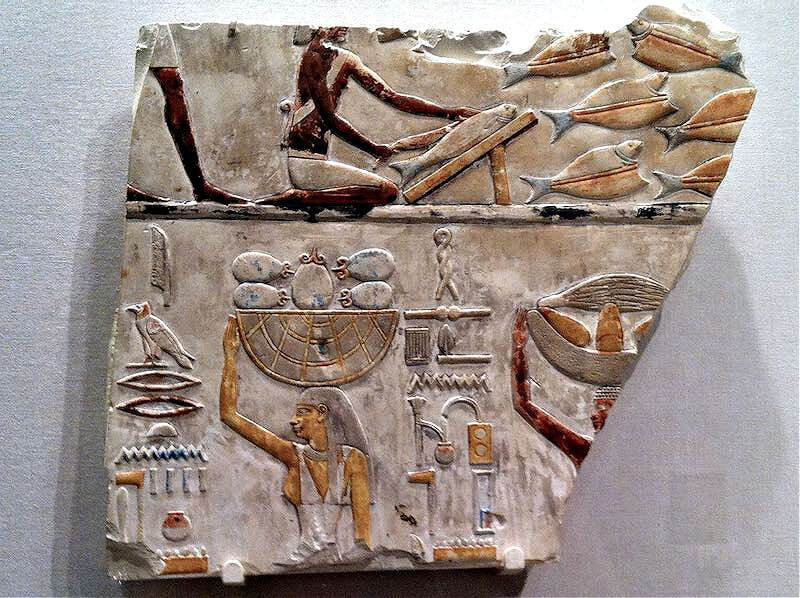 Egyptioan tomb relief, Legion of Honor SF