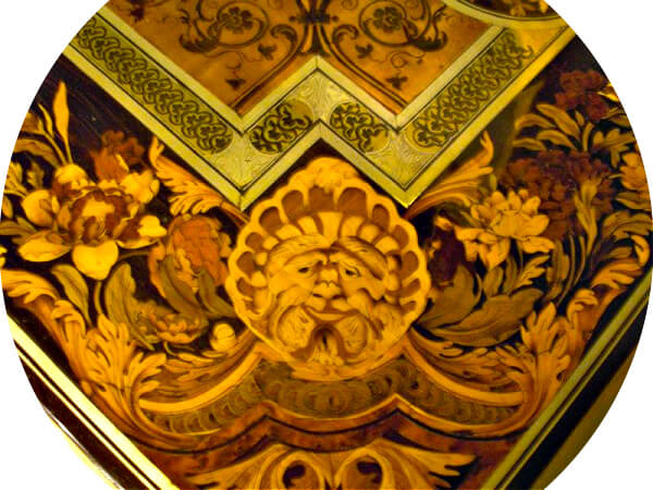 Inlay work on table, Legion of Honor