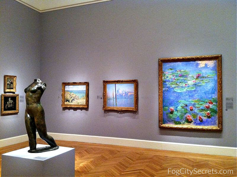 Monet paintings at the Legion of Honor in San Francisco