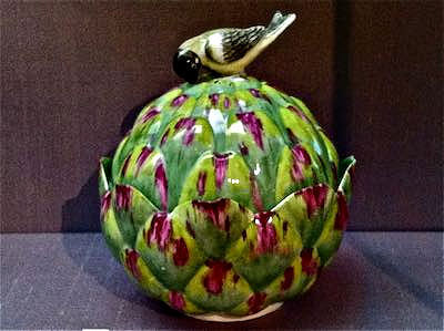 Porcelain artichoke, Legion of Honor Museum
