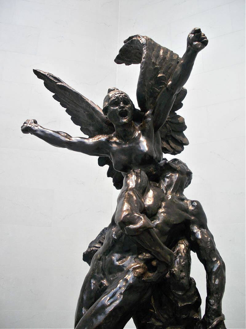 Statue "Call to Arms" by Rodin, Legion of Honor Museum SF