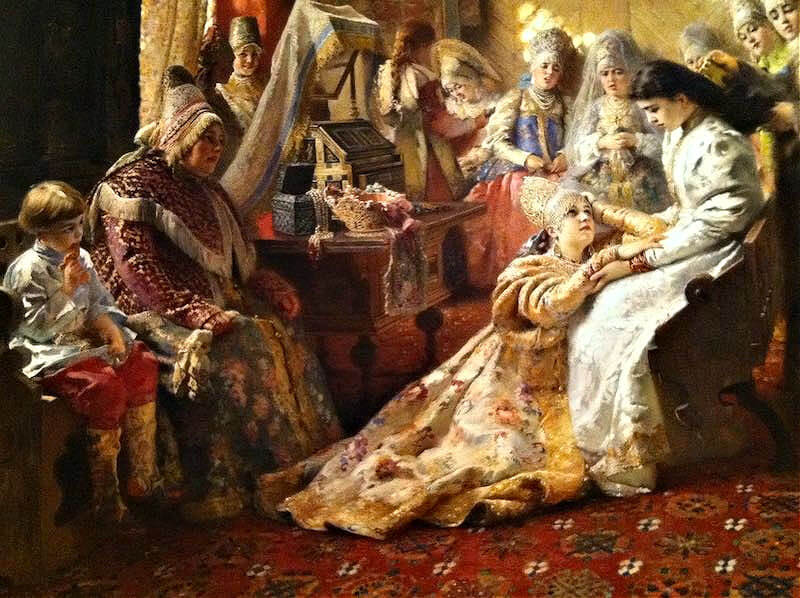 The Russian Bride's Attire, Makovsky, at the Legion of Honor SF
