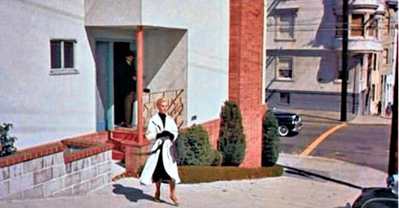 Scottie's house in Vertigo, on Lombard Street, San Francisco Scottie's house in Vertigo, on Lombard Street, San Francisco