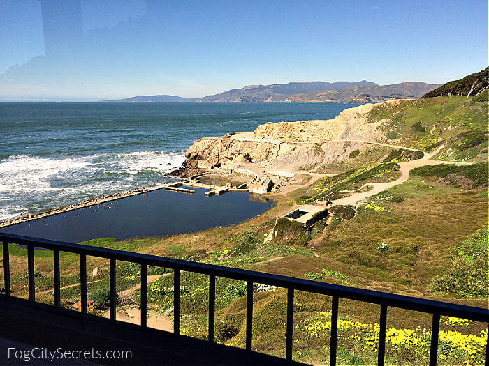 View of Sutro Baths from Louis' Restaurant San Francisco