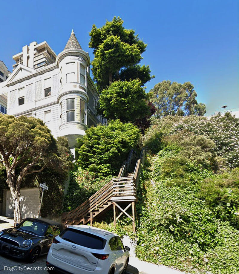 Taylor Street stairs for Macondray Lane