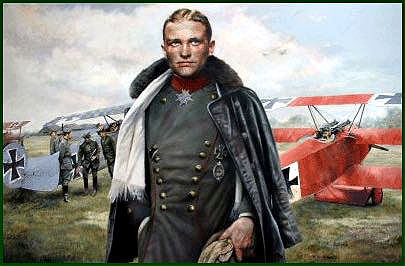 Manfred von Richthofen portrait Manfred von Richthofen portrait
