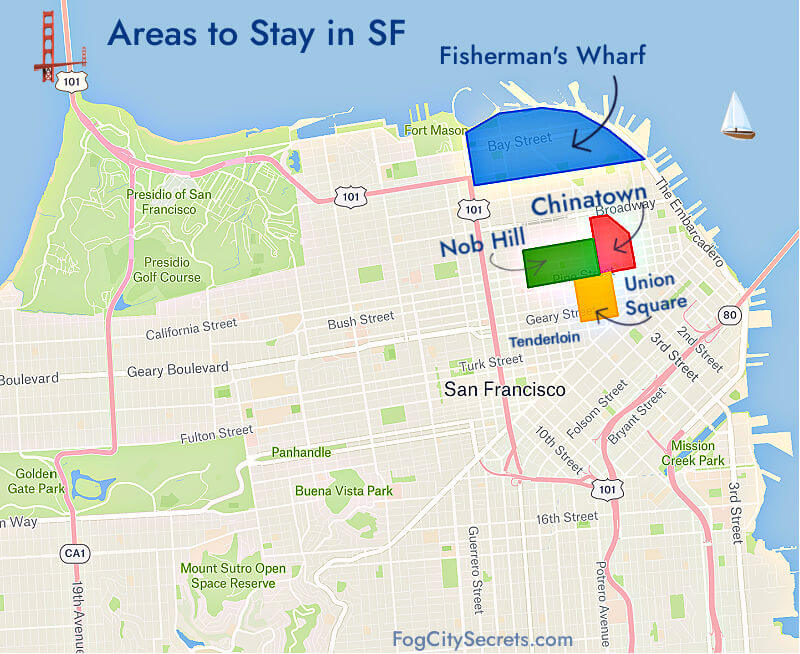 Best Area to Stay in San Francisco in 2025.Local tips