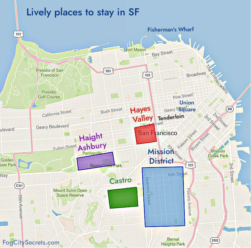 Best Area to Stay in San Francisco in 2025.Local tips