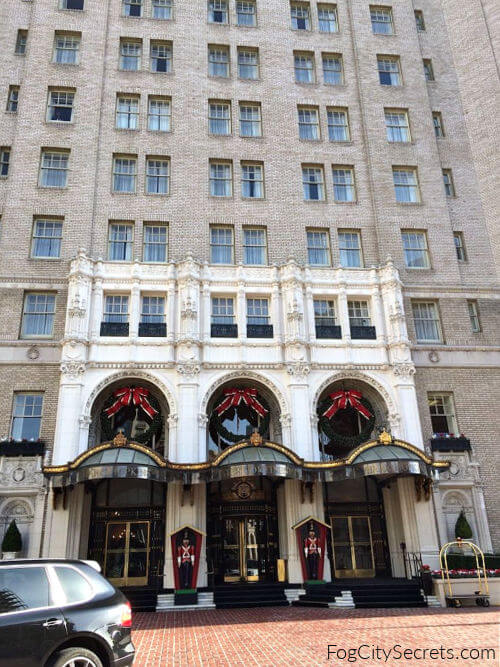 Mark Hopkins Hotel entrance