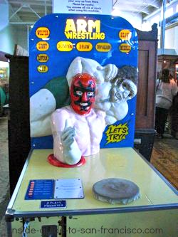 Arm-wrestling machine at Musee Mecanique Arm-wrestling machine at Musee Mecanique