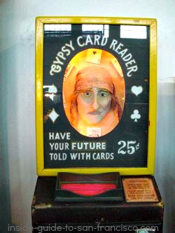 Gypsy fortune teller at Musee Mecanique Gypsy fortune teller at Musee Mecanique
