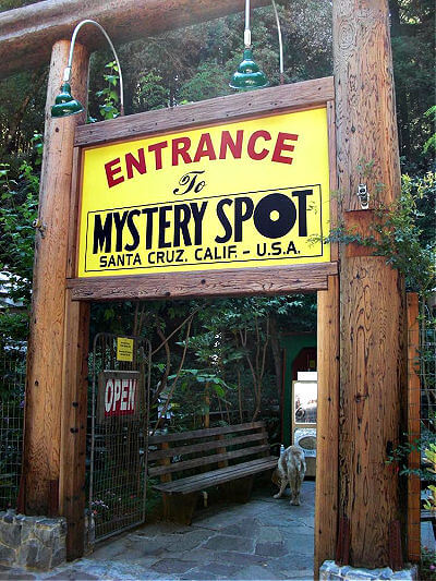 Entrance to Mystery Spot Santa Cruz