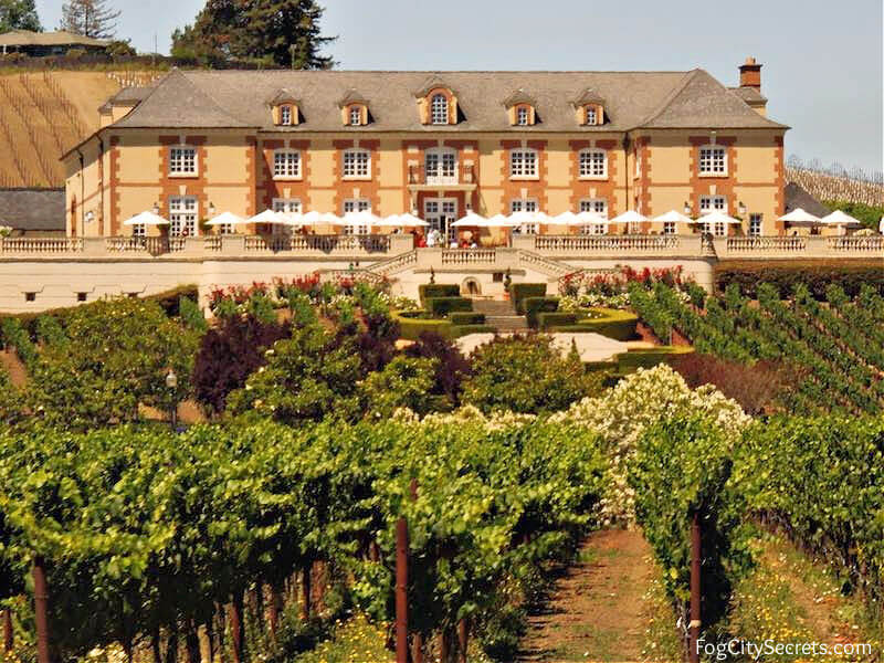 Domain Carneros winery in Napa Valley, a French chateaux