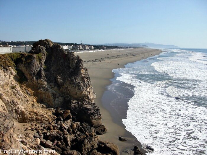 Ocean Beach San Francisco, view from Cliff House