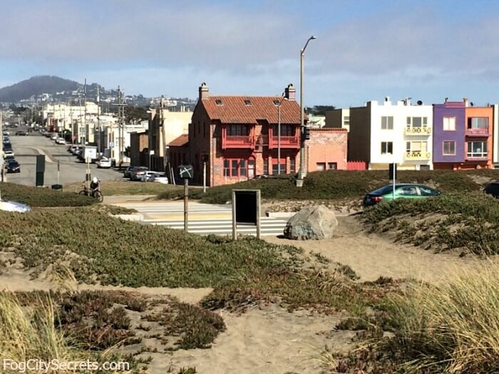 Sunset District houses near Ocean Beach San Francisco