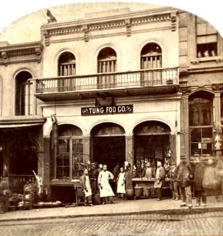 Chinese store in old San Francisco Chinatown