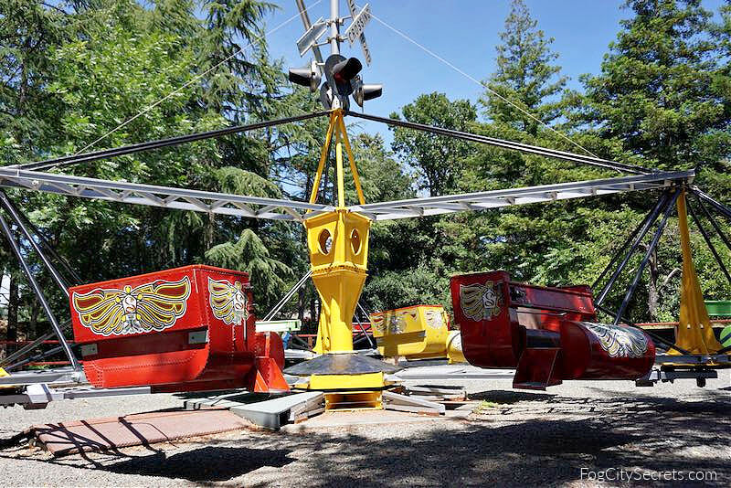 Kiddie ride at Train Town Sonoma