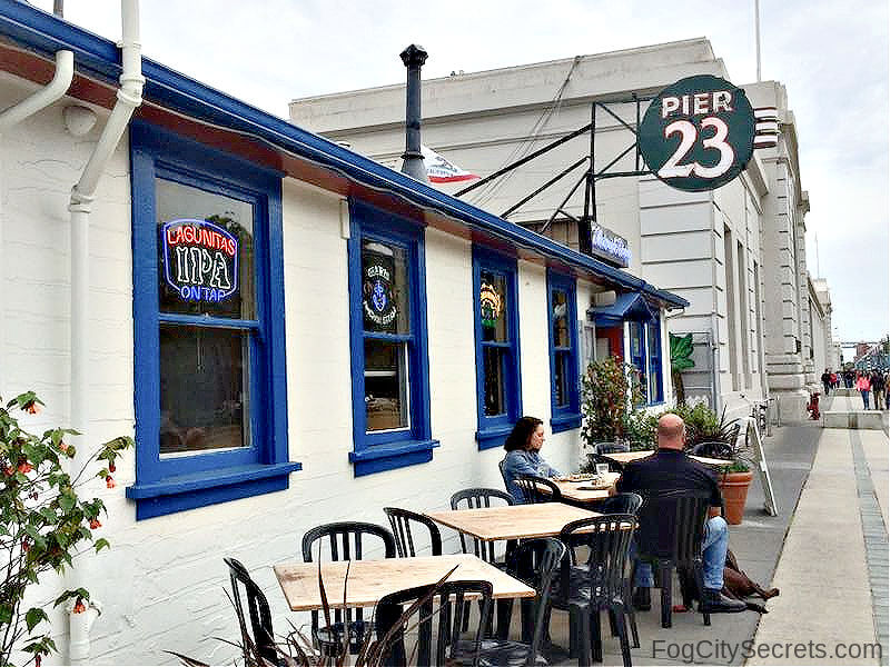 Pier 23 Cafe on the Embarcadero in SF Pier 23 Cafe on the Embarcadero in SF