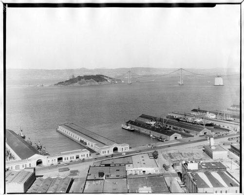 Pier 17-21 in San Francisco in 1930 Pier 17-21 in San Francisco in 1930