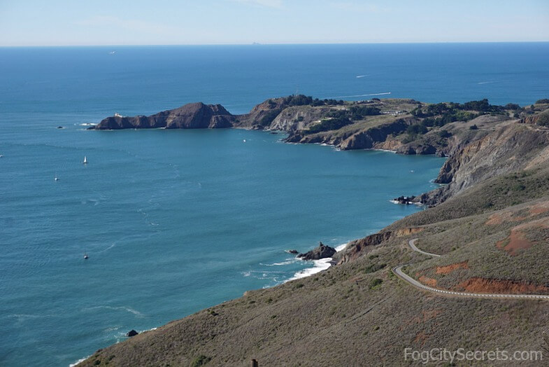 Point Bonita, from Hawk Hill, Marin Headlands Point Bonita, from Hawk Hill, Marin Headlands