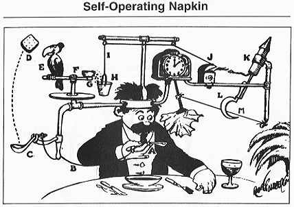 Rube Goldberg cartoon 1915