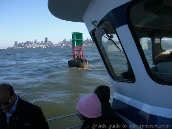 Sea lions on buoy San Francisco Bay