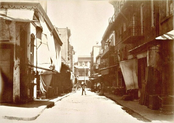 Washington Place, aka Fish Alley late 1800's, San Francisco Chinatown