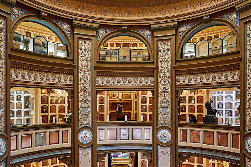 San Francisco Columbarium upper levels San Francisco Columbarium upper levels
