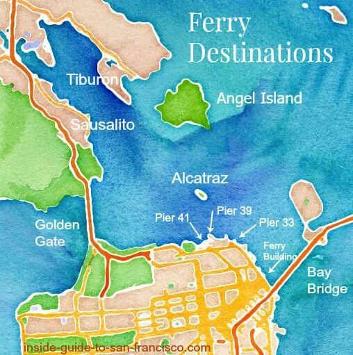 map sf ferries