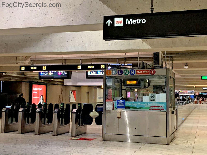 Muni Metro station San Francisco