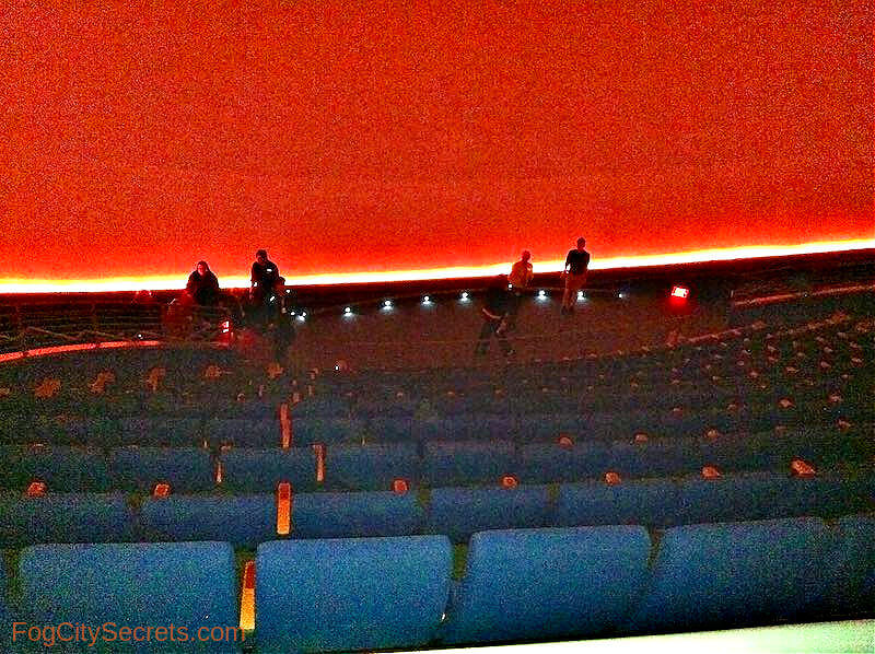 Inside the Planetarium at the Academy of Sciences SF