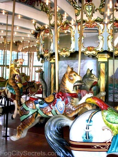 SF Zoo carousel cats