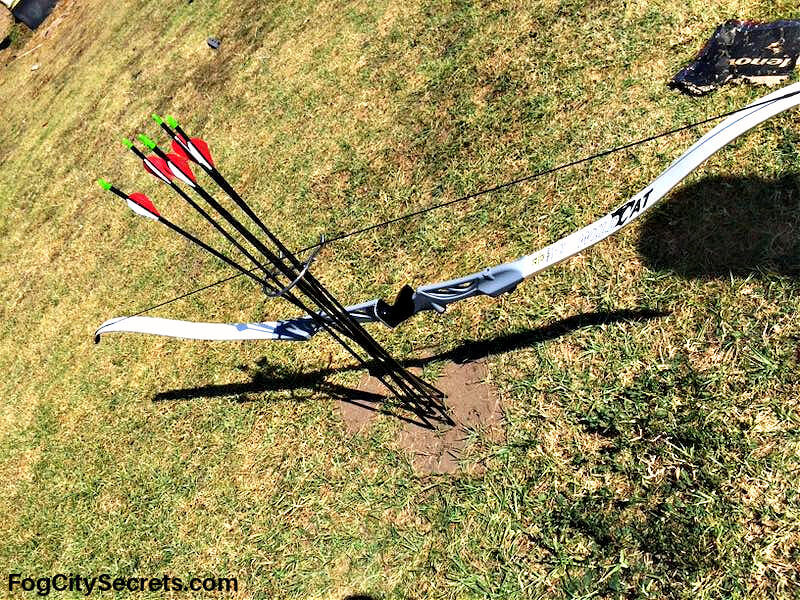 Recursive bow and carbon arrows Recursive bow and carbon arrows