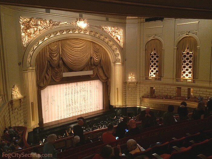 War Memorial Opera House San Francisco Ca Seating Chart