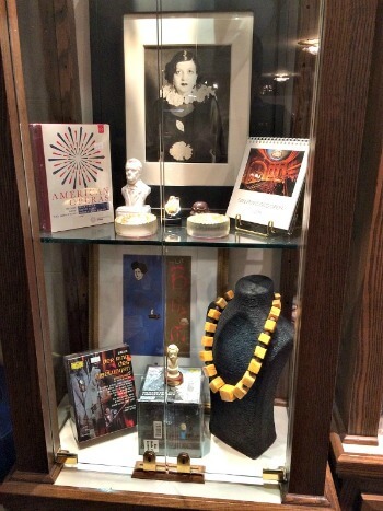 Display case in the SF Opera Gift Shop