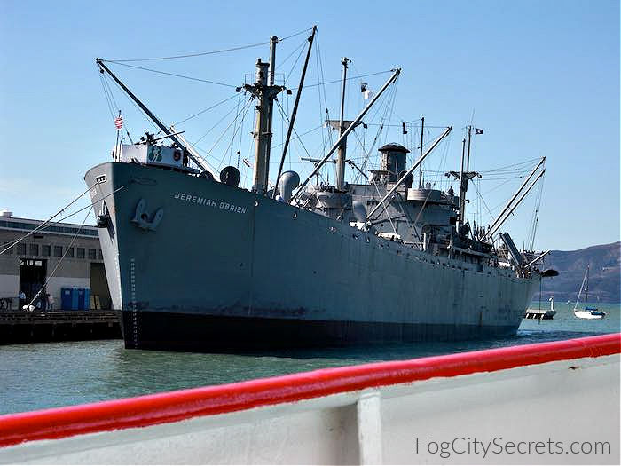 SS Jeremmiah O'Brien liberty ship in San Francisco