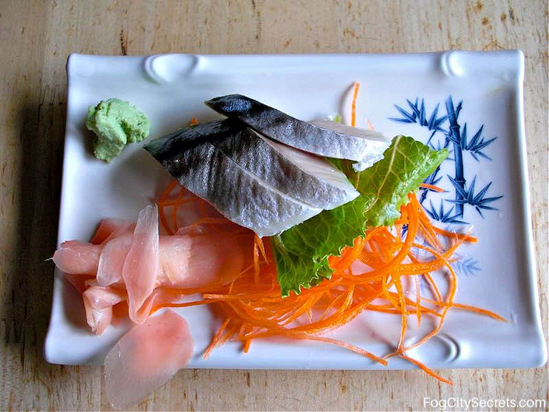 Saba Sashimi at You See Sushi in Sf