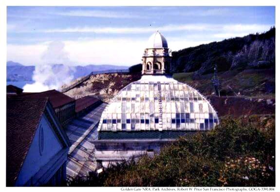 Glass roof of Sutro Baths in 1943
