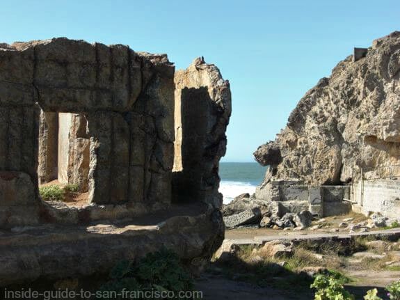 Ruined building at Sutro Baths