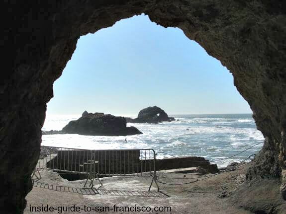 Tunnel opening Sutro Baths