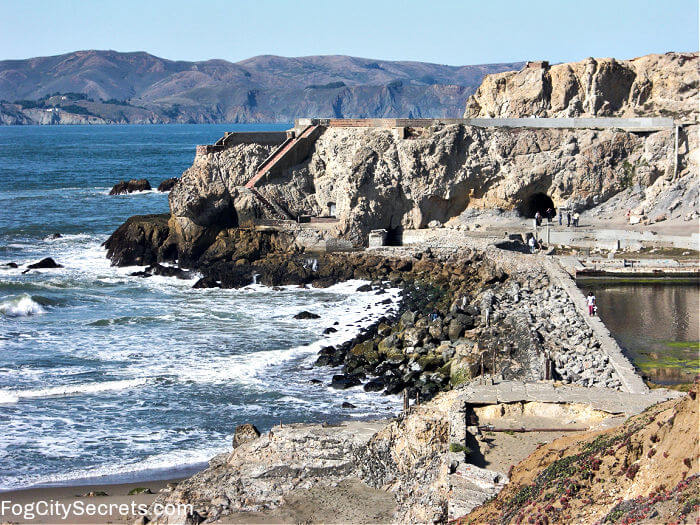 View of Sutro Baths from Cliff House, San Francisco