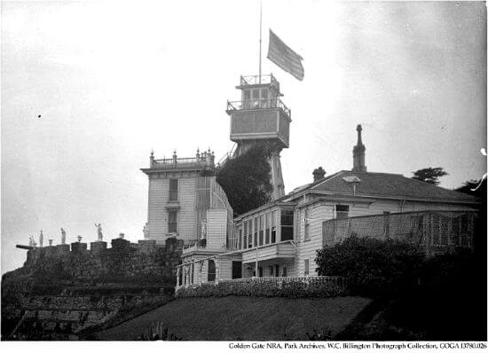 Sutro's house and observatory  Sutro's house and observatory