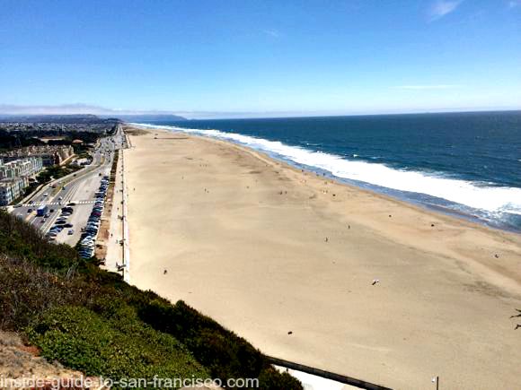Ocean Beach view from Sutro Heights Park Ocean Beach view from Sutro Heights Park