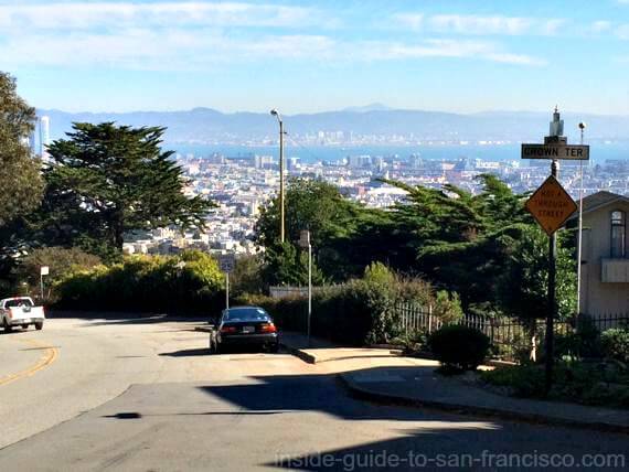 Twin Peaks Boulevard parking for Tank Hill