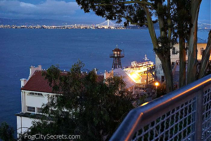 Sunset SF Bay view from Alcatraz