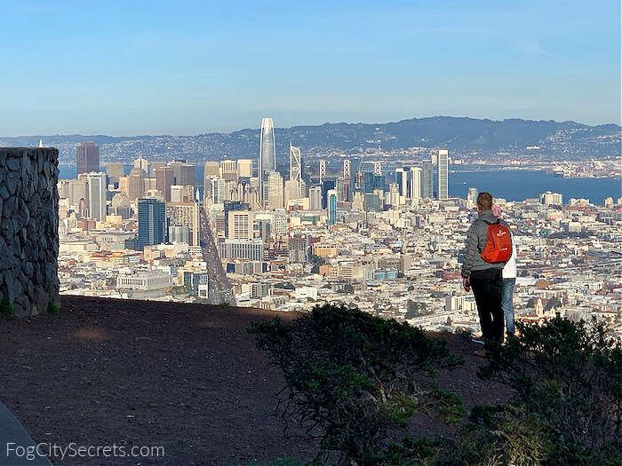 View of downtown San Francisco and bay from Twin Peaks View of downtown San Francisco and bay from Twin Peaks